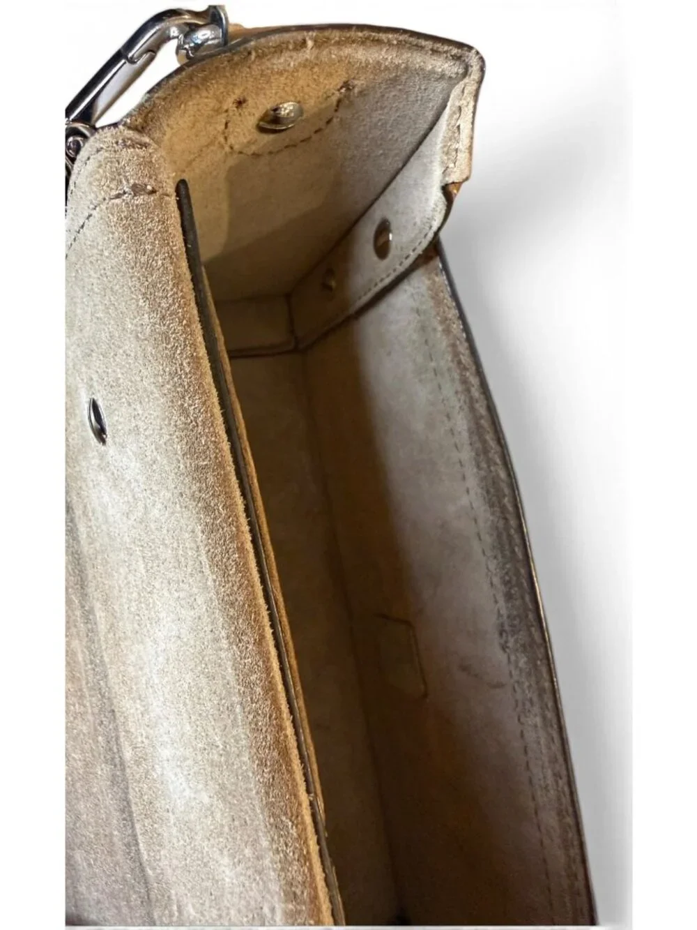 Fendi Zucca Mini Soft Trunk with Adjustable Crossbody Strap and COA